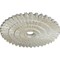 Ekena Millwork Eryn Ceiling Medallion (Fits Canopies up to 4"), 24 3/4"OD x 3 1/4"ID x 1 7/8"P, Flash Blue CM24ENFBS - alternate 3